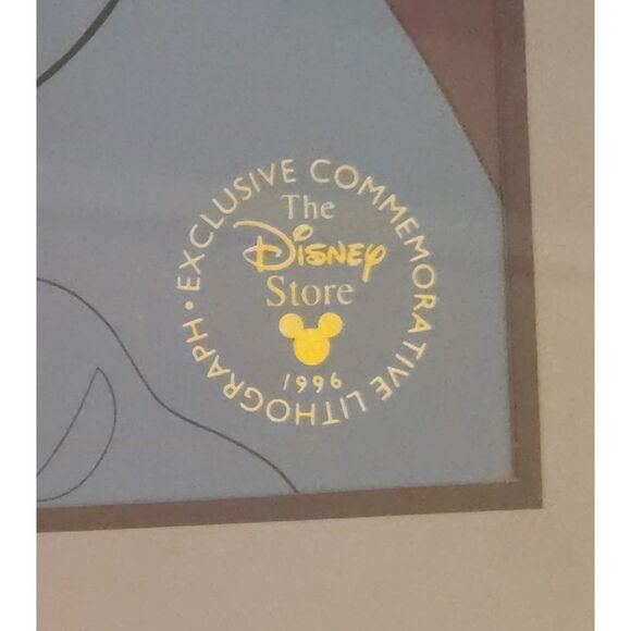 Aladdin And The King Of Thieves Disney Store Exclusive Lithograph 1996 Framed - Picture 4 of 4